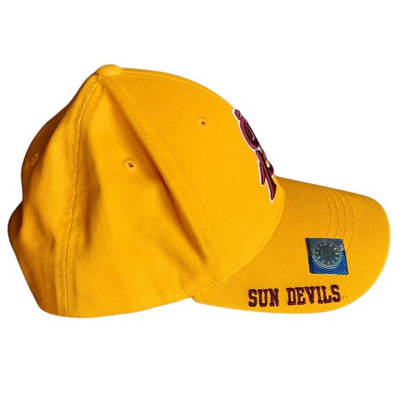 Russell Arizona State Sun Devils Yellow Maroon Brushed Cotton Hat Adjustable - Picture 3 of 7
